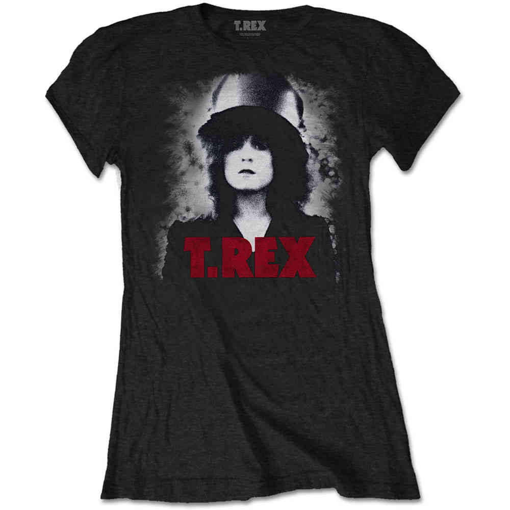 T. Rex - Slider Ladies Tshirt - Black
